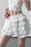 Layered Ruffle Casual Shorts