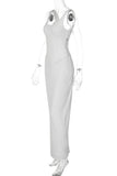 Elegant Scoop-Neck Evening Gown
