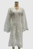 Elegant Crochet Casual Dress