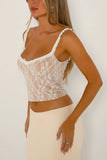 Lace Overlay Cami Top