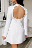 Stylish Long-Sleeve Casual Dress
