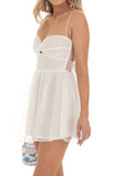 Bowknot Detail Casual Mini Dress