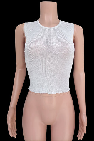 Sleeveless Knit Tank Top