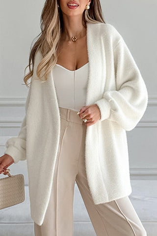 Belted Wrap Jacket with Relaxed Sleeves