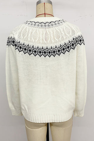 Scandinavian-Inspired Patterned Sweater