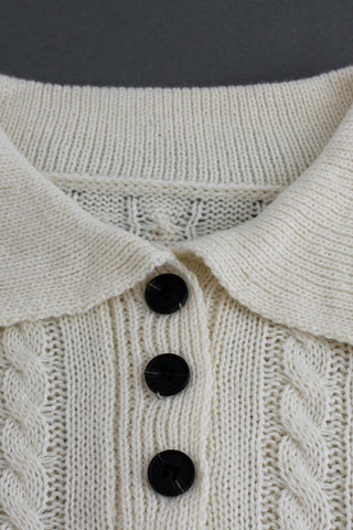 Chic Cable Knit Skirt Set