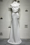 Elegant Draped Evening Gown
