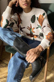 Floral Pattern Sweater