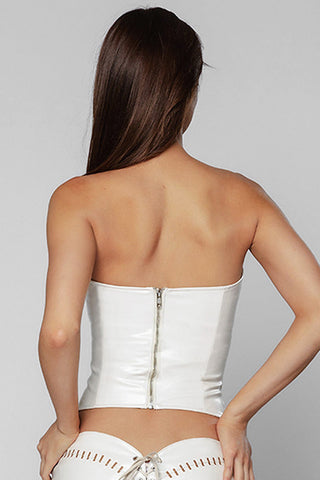 Strapless Cutout Tank Top