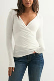 V-Neck Wrap T-Shirt