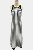 Knit Striped Maxi Dress