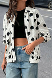 Heart Pattern Casual Jacket