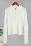 Zip-Up Ribbed Jacket