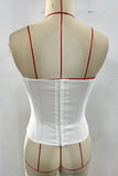 Chic Tie-Front Corset Top