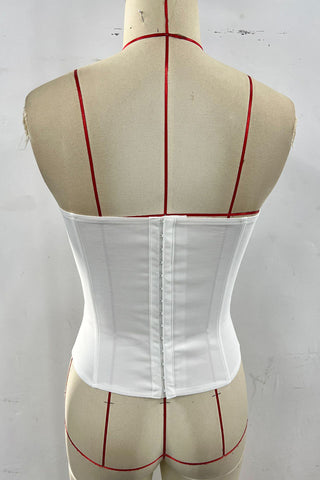 Chic Tie-Front Corset Top