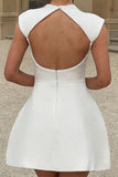 Sleeveless A-Line Mini Dress
