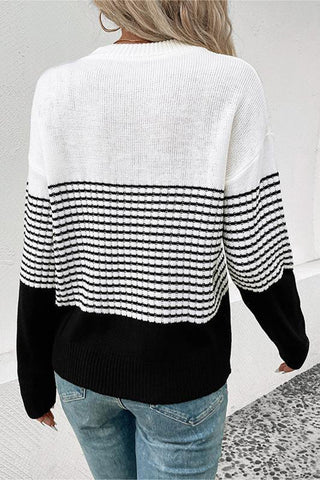 Striped Crewneck Sweater