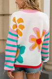 Floral Patterned Sweater