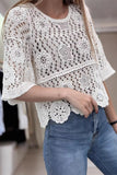 Floral Crochet Blouse