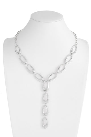 Oval Link Statement Necklace