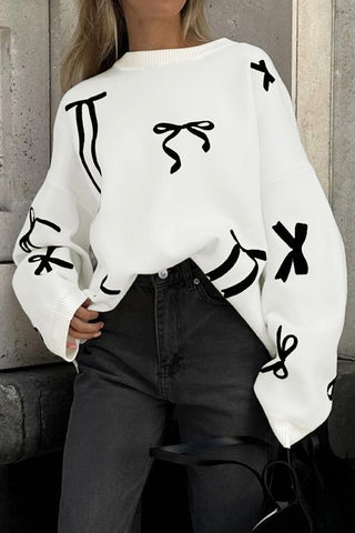 Stylish Bow Detail Sweater