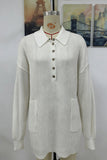 Button-Down Sweater Dress