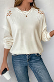 Cutout Detail Casual Top