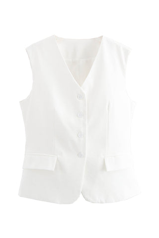 Button-Front Vest
