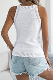 Sleeveless Knit Halter Top