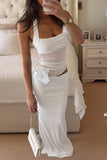 Halter Cutout Maxi Dress