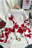 Floral Patterned Sweater