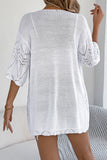 Open-Front Knit Cardigan