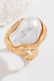 Elegant Pearl Statement Ring