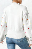 Playful Polka Dot Sweater