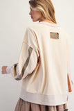 Striped Long-Sleeve Sweatshirt