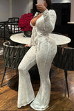 Tie-Front Lace Pants Set
