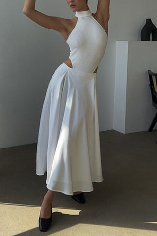 Elegant A-Line Midi Skirt