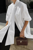 Oversized Tie-Front Blouse