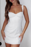 Sleeveless Mini Evening Dress