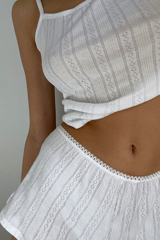 Breezy Textured Camisole and Shorts Set