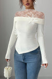 Floral Lace Long Sleeve T-Shirt