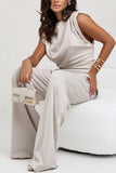 Stylish Draped Two-Piece Set