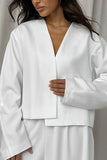 Chic Long Sleeve Pants Set