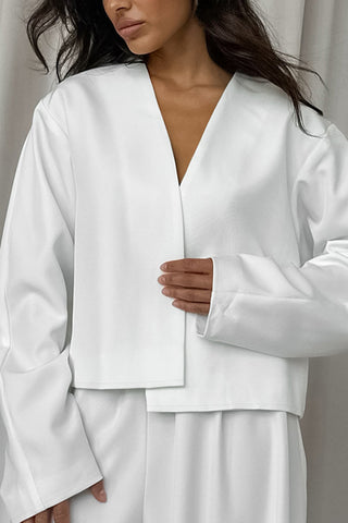 Chic Long Sleeve Pants Set