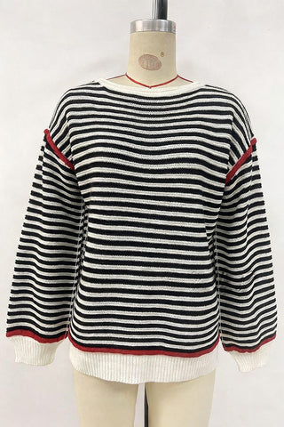 Striped Oversized Sweater