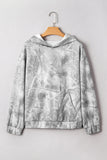 Camouflage Print Hooded Sweatshirt