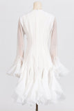 Flared Sleeve Casual Dress