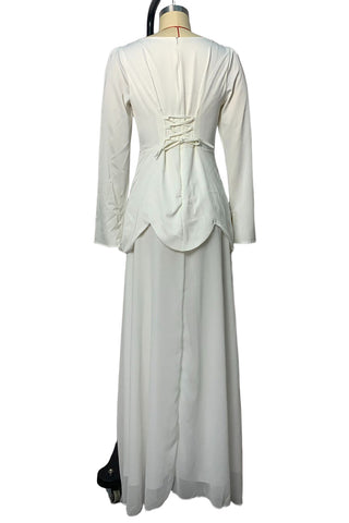 Elegant Long-Sleeve Casual Dress