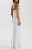 Elegant Halter Evening Gown