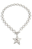 Chunky Chain Necklace with Star Pendant